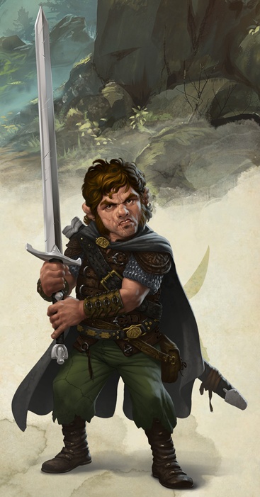 Guerrier halfelin