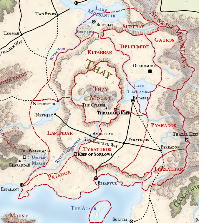 Thay Tharch Map
