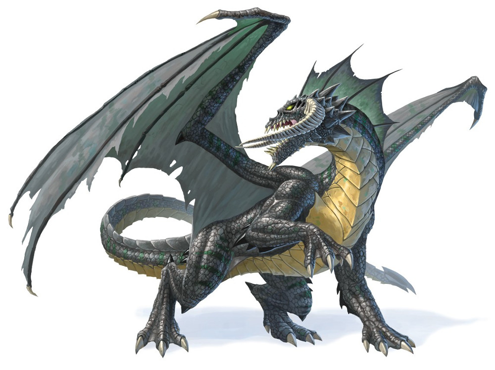 Dragon noir, ancien Dragon noir, ancien