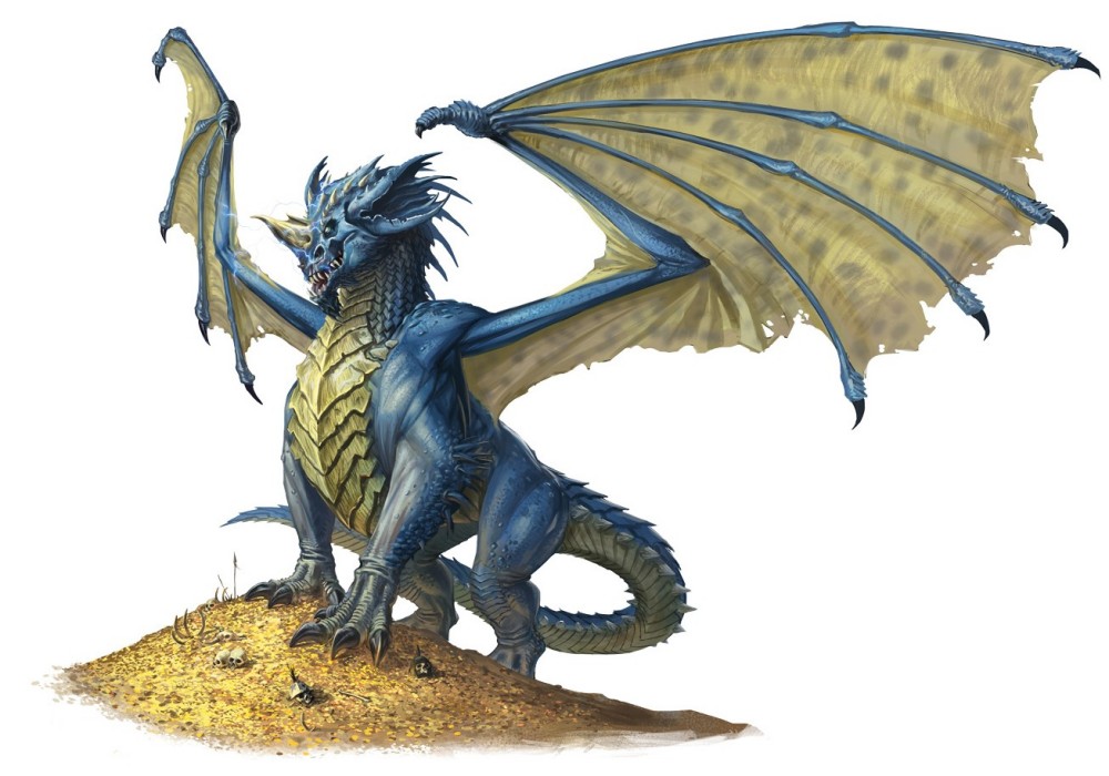 Dragon bleu, ancien Dragon bleu, ancien