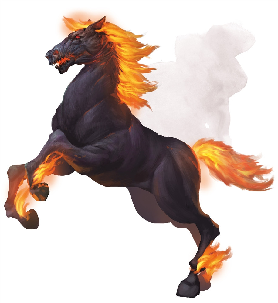 Destrier noir Destrier noir